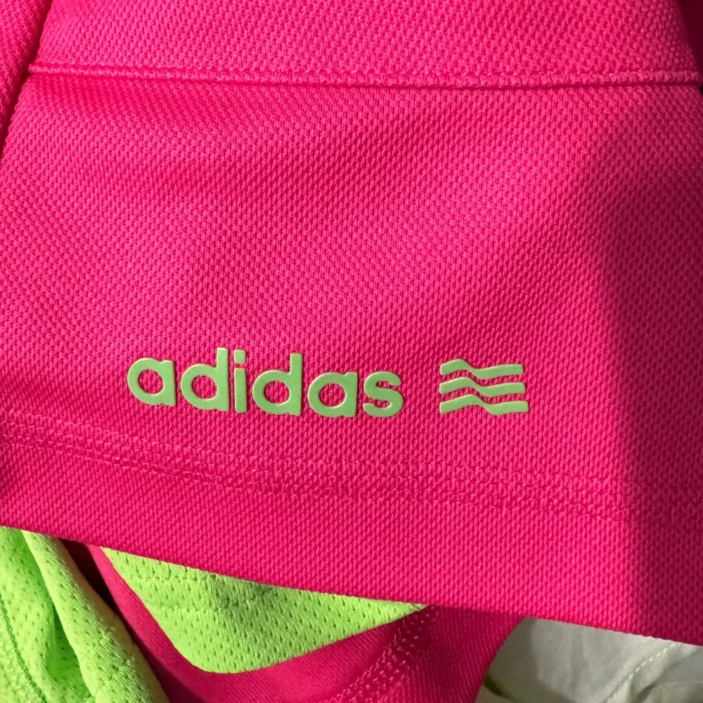 adidas Pink Skort with Neon Green Accents size small